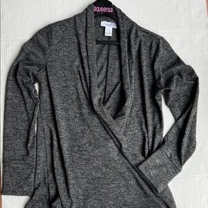 Motherhood Nursing Top Charcoal Knit